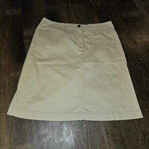 NWT J. JILL Live In Chino Tan Pencil Skirt